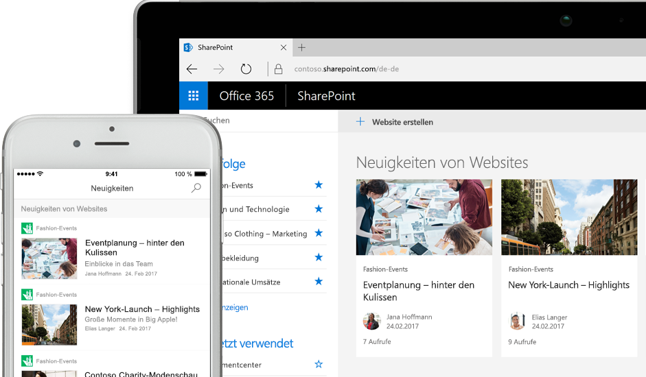 SharePoint – Unternehmensspezifische Designs und Vorlagen im Office 365