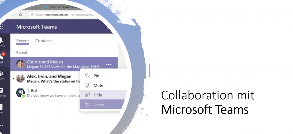 Microsoft Teams wird zu einem starken Collaboration Hub