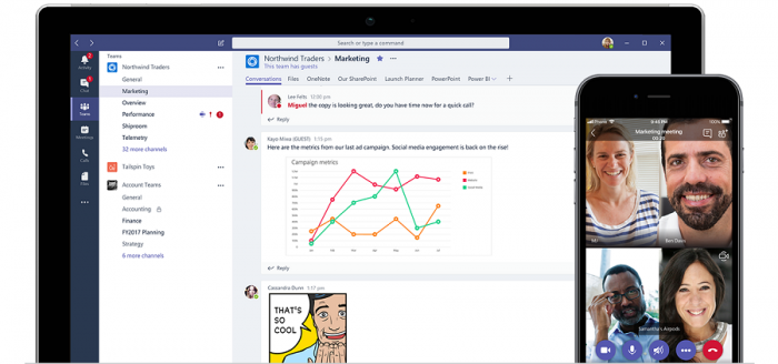 Microsoft Teams als Kommunikationsplattform