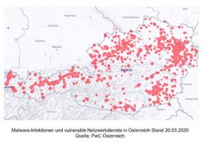 Malware Infektionen Österreich